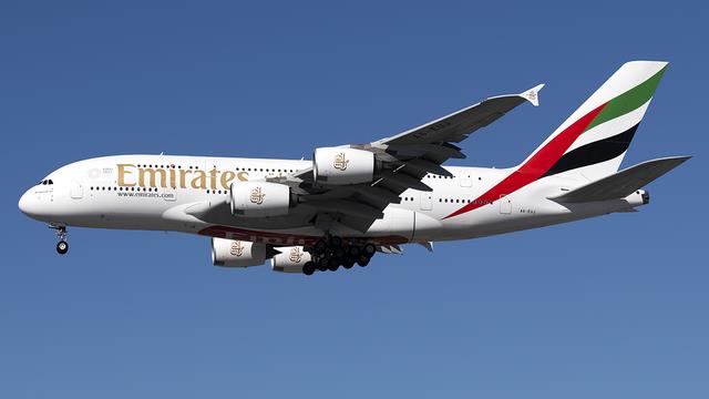 A6-EUJ:Airbus A380-800:Emirates Airline